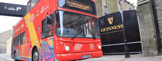 Bus at guiness Door