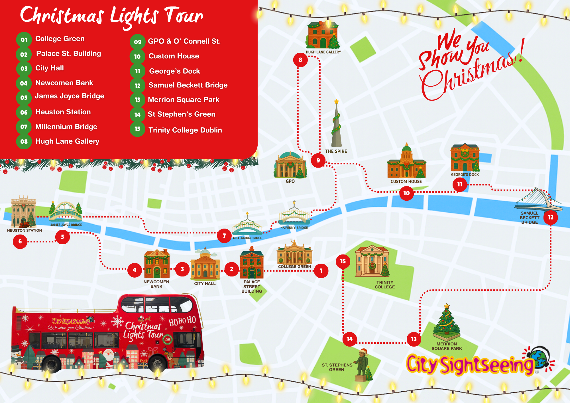 City sightseeing combo deal front page colours